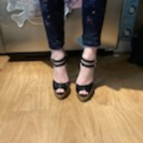 JS by Jessica size 6 black platform sandals - Picture 13 of 13
